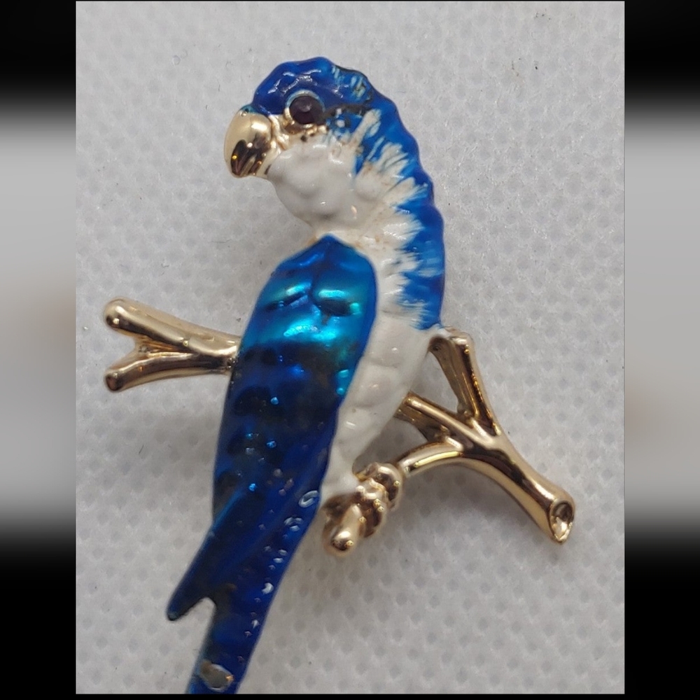Parrot Bird Brooch Pin